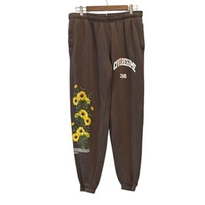 Civil Regime 298 Brown Sunflower Sweatpant Joggers Size Large​​